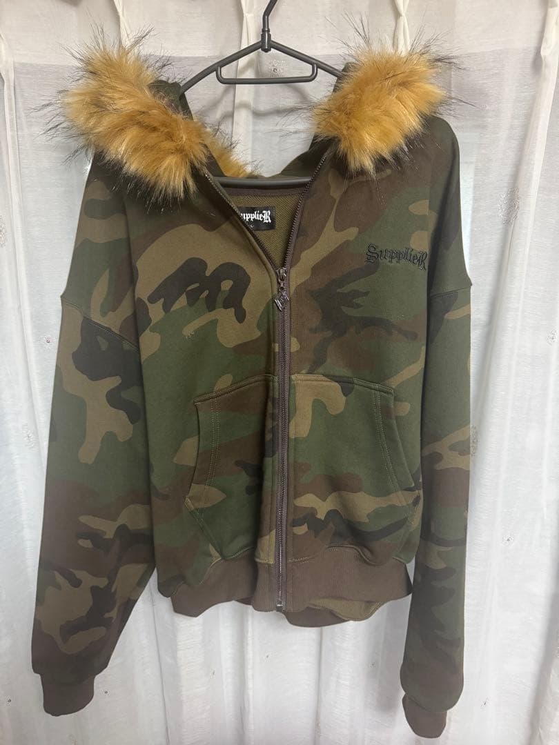 Supplier フルジップ ファー付