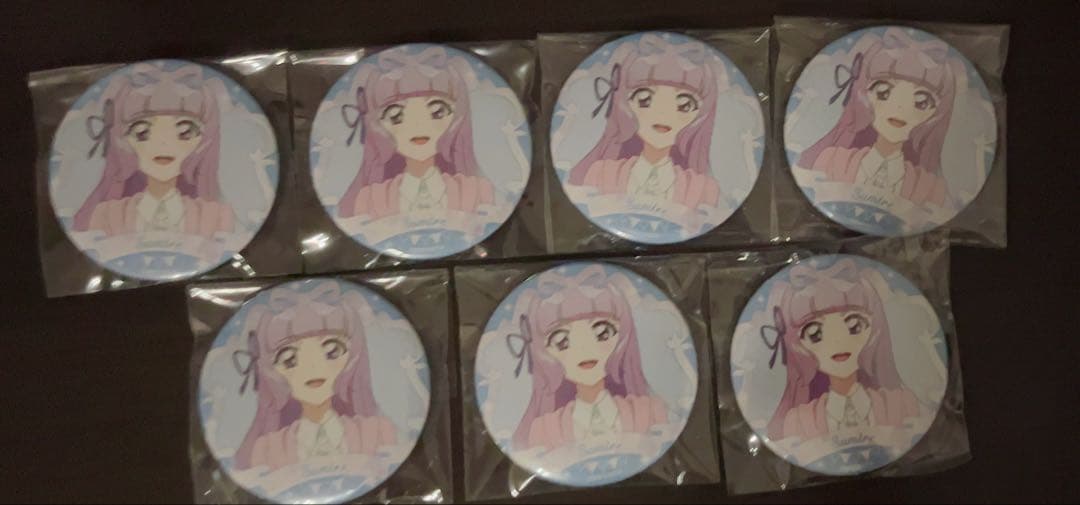 アイカツ 氷上スミレ バースデー缶バッジ