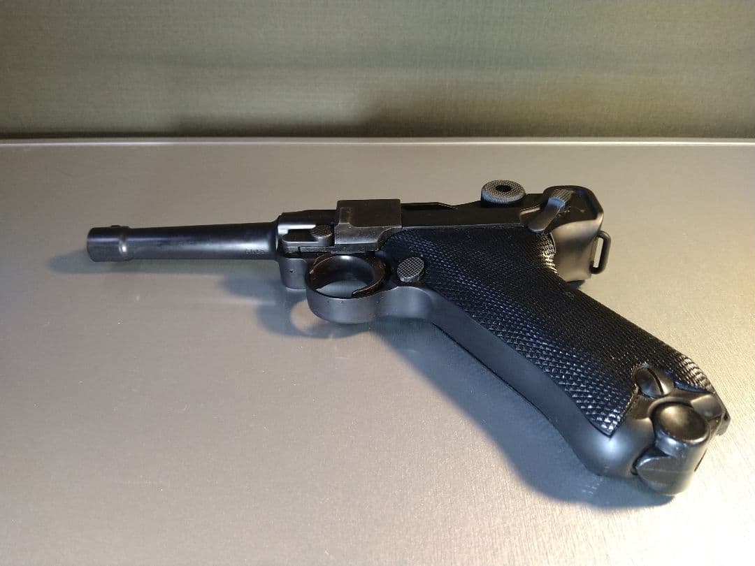 希少な美品！タナカ ルガーP08 4インチ 快調ガスブロ、ガス漏れ無し！