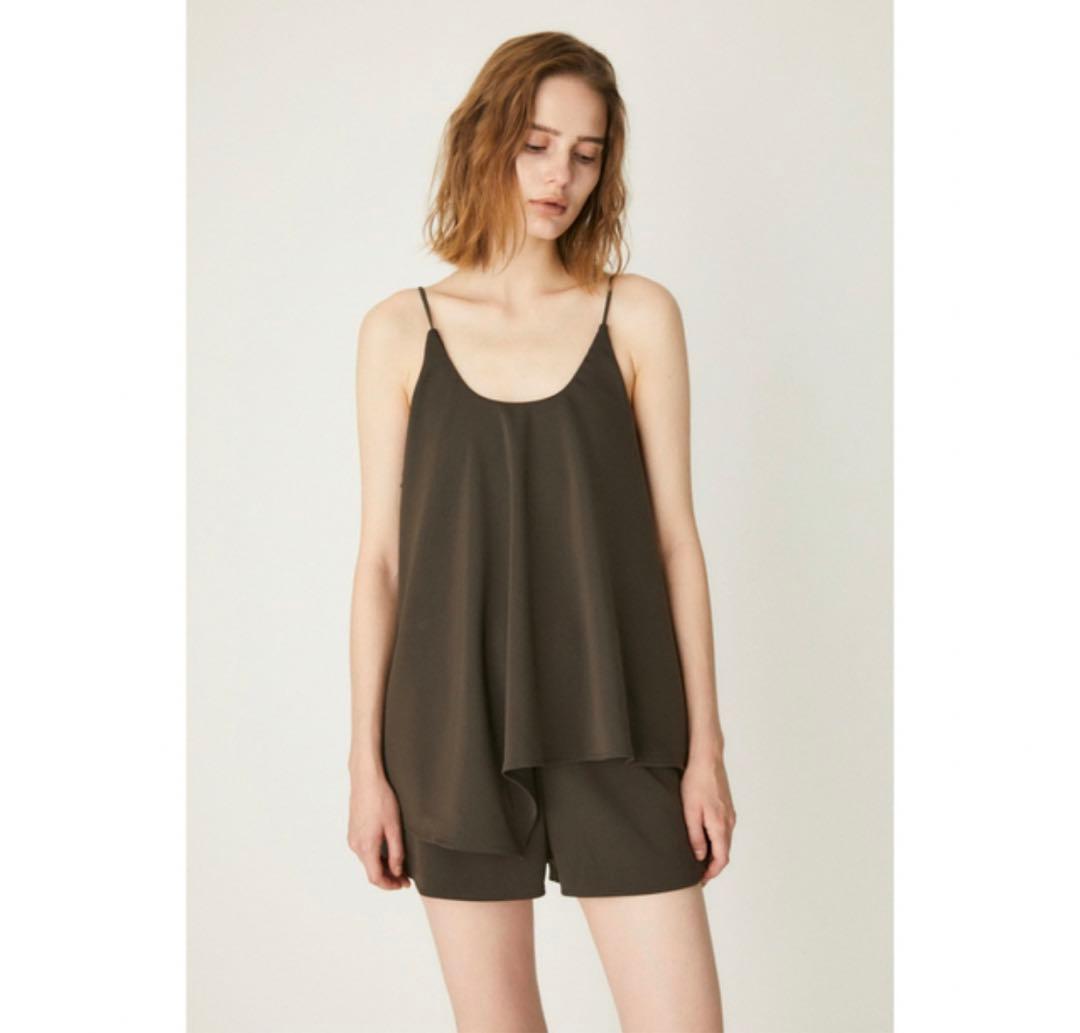 ナゴンスタンス水着　スイムウェア　キャミソール　トップス　38 ブラック