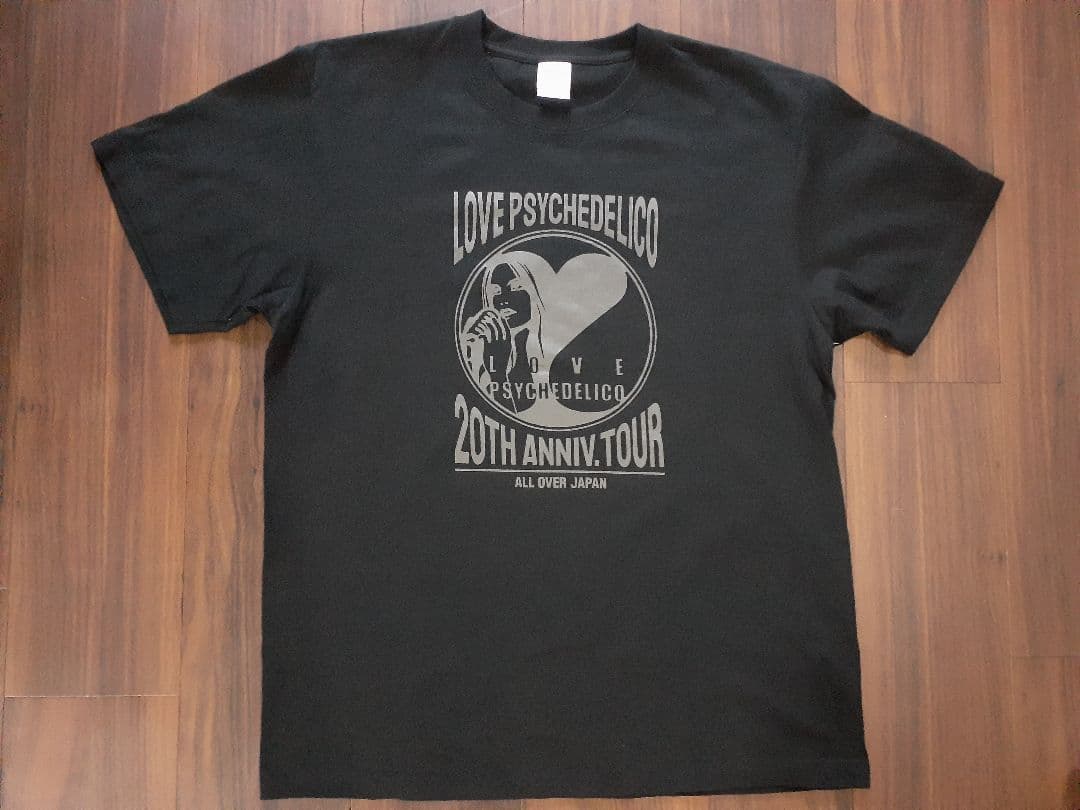 LOVE PSYCHEDELICO ラブサイケデリコ 20周年 Tシャツ L 黒 - メルカリ