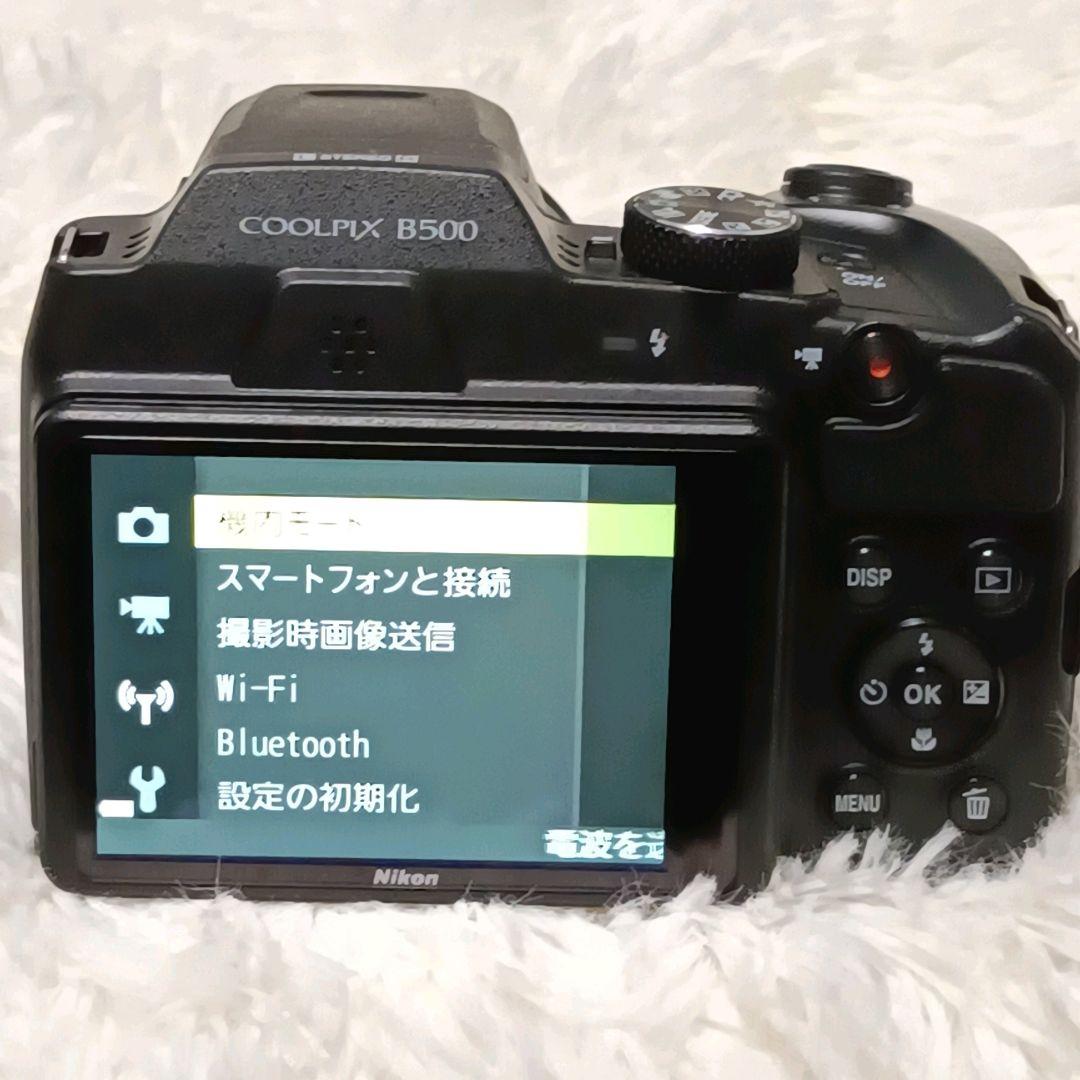 美品】Nikon COOLPIX B500 専用アプリでスマホとwifi接続