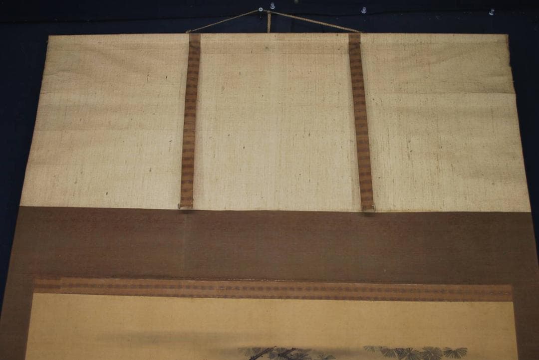 真作】狩野祐清邦信/四賢人図/大幅/掛軸☆宝船☆Q