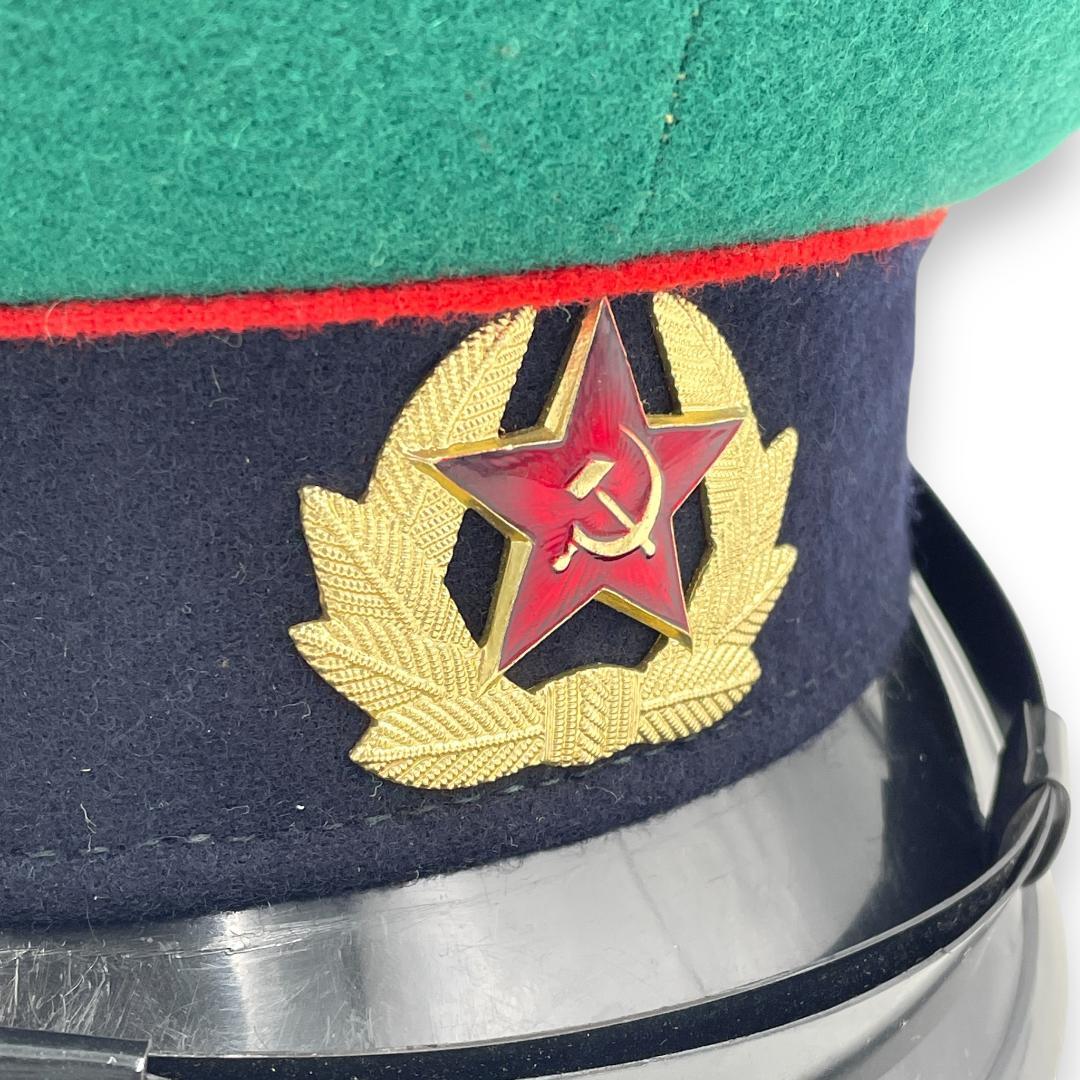 レア】ソ連軍/ロシア国境警備隊の将官用バイザーキャップ