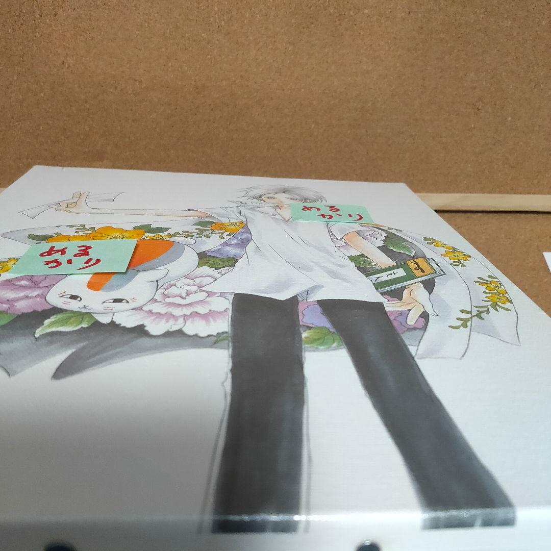 夏目友人帳 大原画展 キャンバスパネル 4　夏目貴志とニャンコ先生