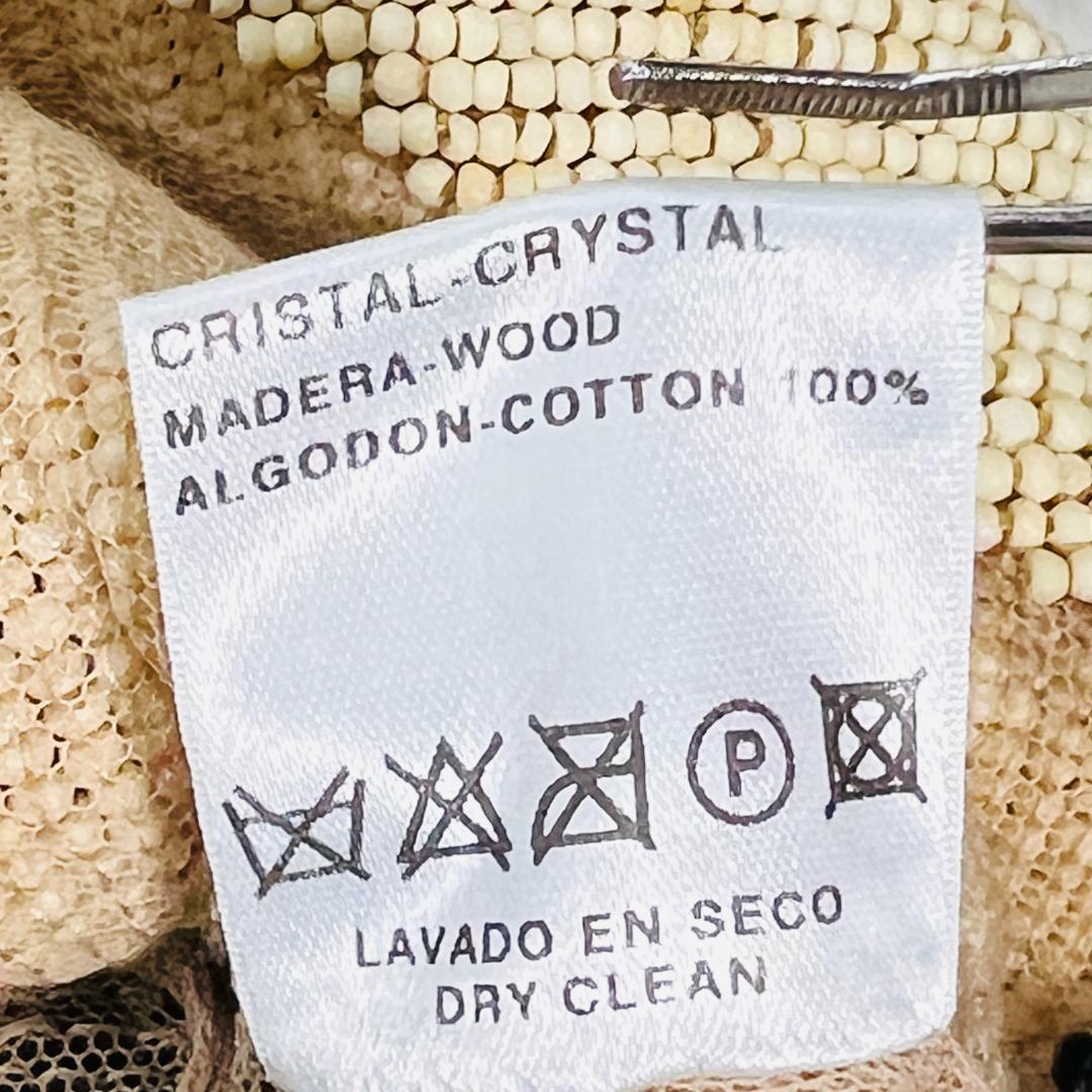 【ロエベ】ビーズスカート　アシンメトリー　38　M～L　LOEWE