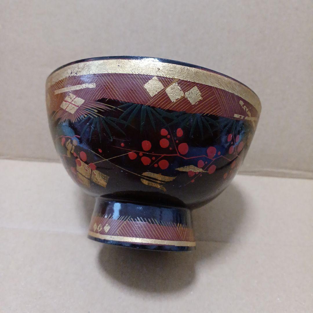 江戸時代の秀衝塗椀