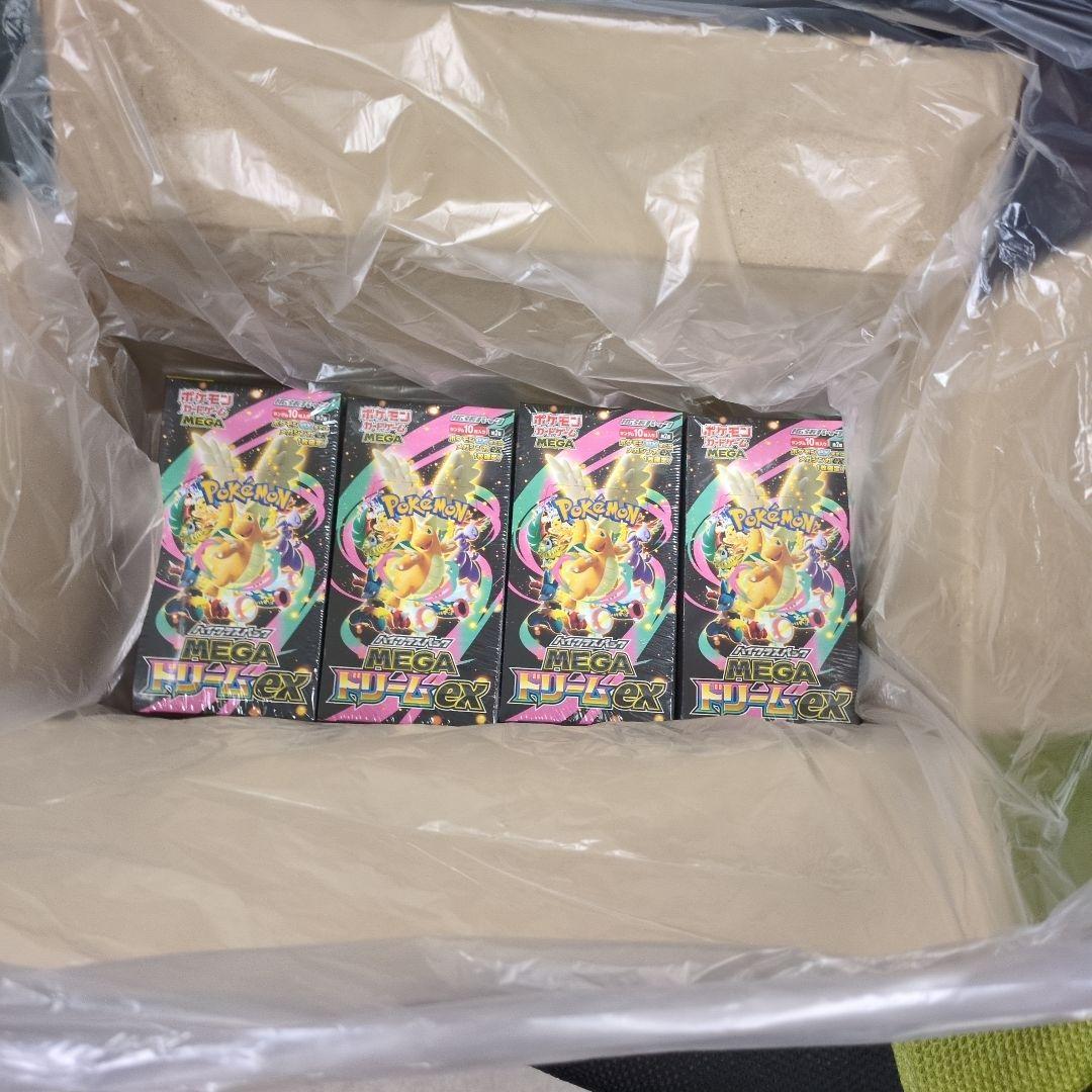 ポケモンカードゲーム メガドリームexBOX 4BOXセット