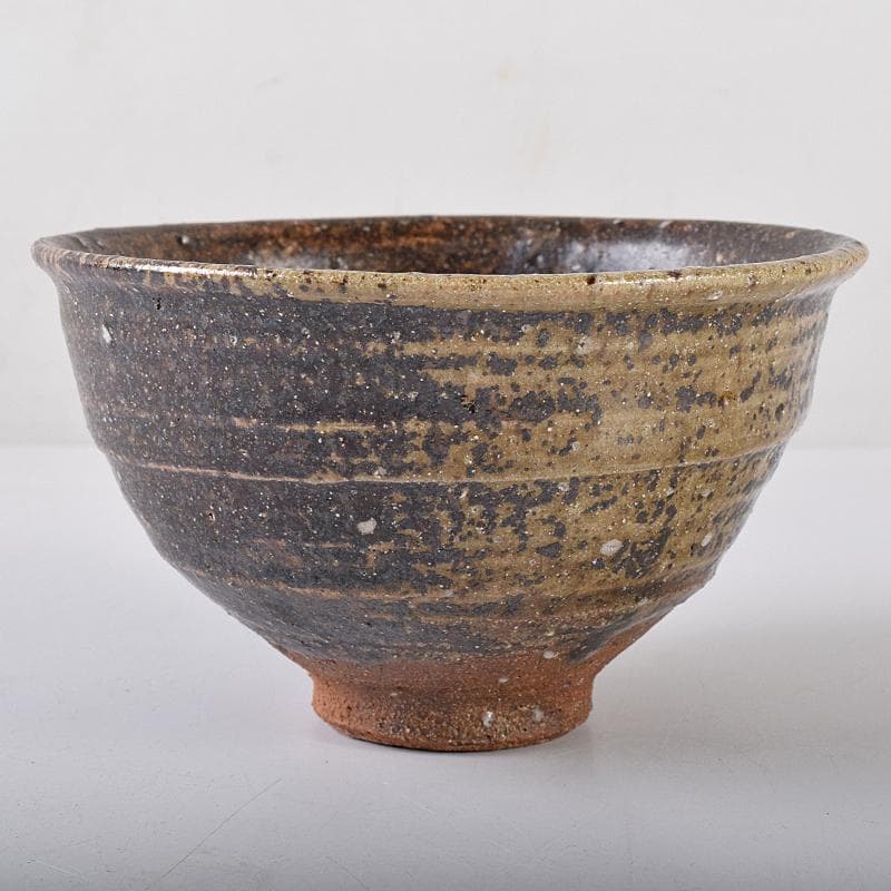 加藤唐九郎 一無斎（一ム斎） 蕎麦釉 茶碗 銘有明 清水公