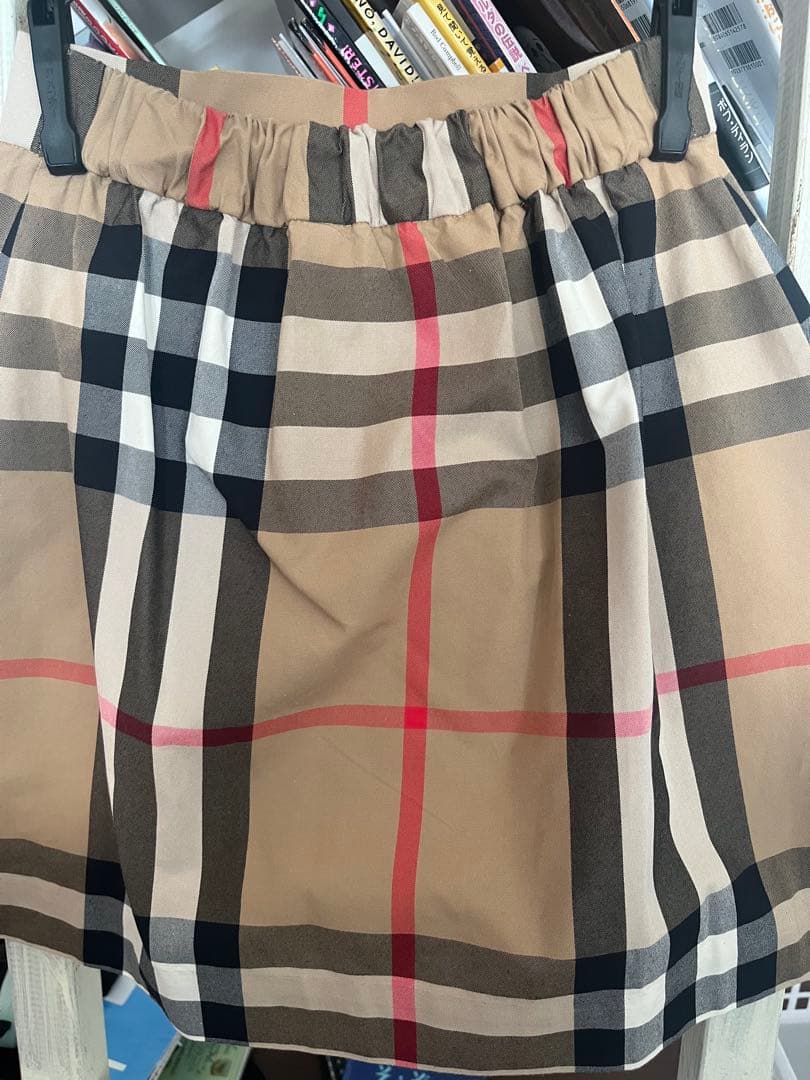 バーバリーチルドレン　チェック柄スカート 128cm