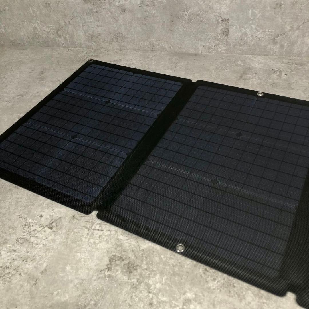 未使用 ECOFLOW エコフロー ソーラーチャージャー 110W 折りたたみ