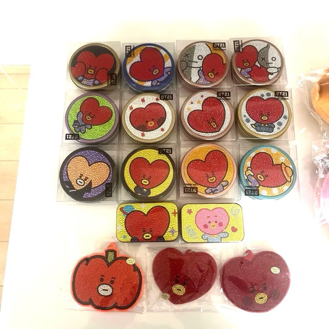 bt21公式TATAぬいぐるみ他30点まとめ売りtayntan v テヒョン