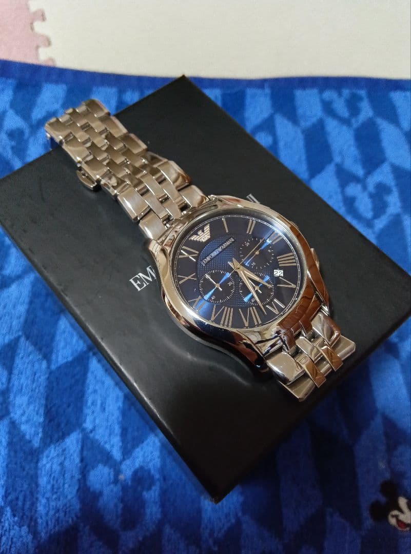 EMPORIO ARMANI AR−1787 【ブルークロノグラフ】