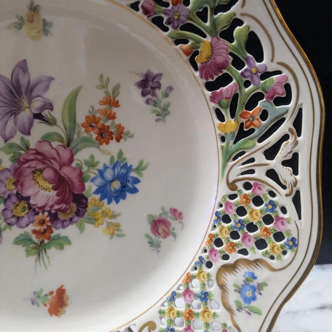 1級品 シューマン ババリア 26㎝ 金彩エッジ オープンワーク メッシュ