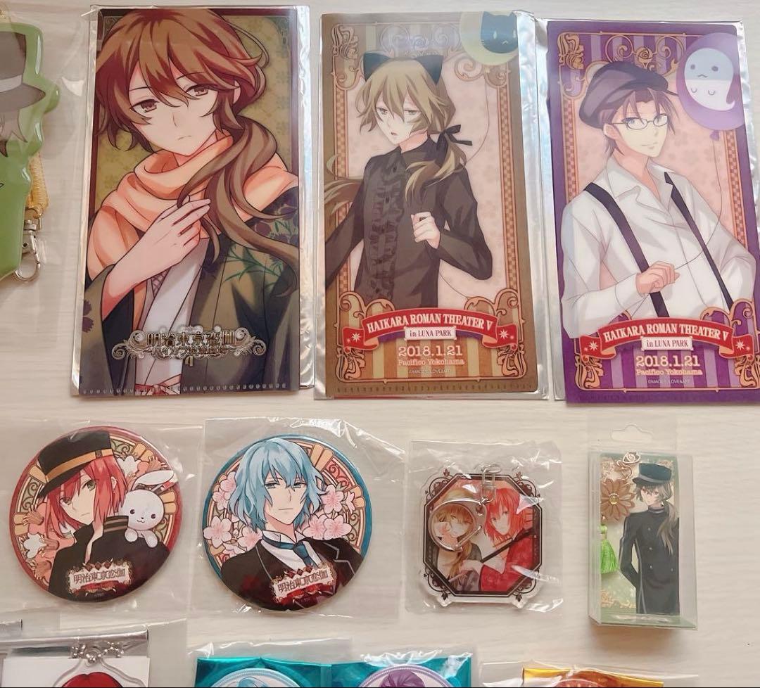 【画像複数枚】 明治東京恋伽　めいこい グッズセット 菱田春草 アクスタ 缶バ