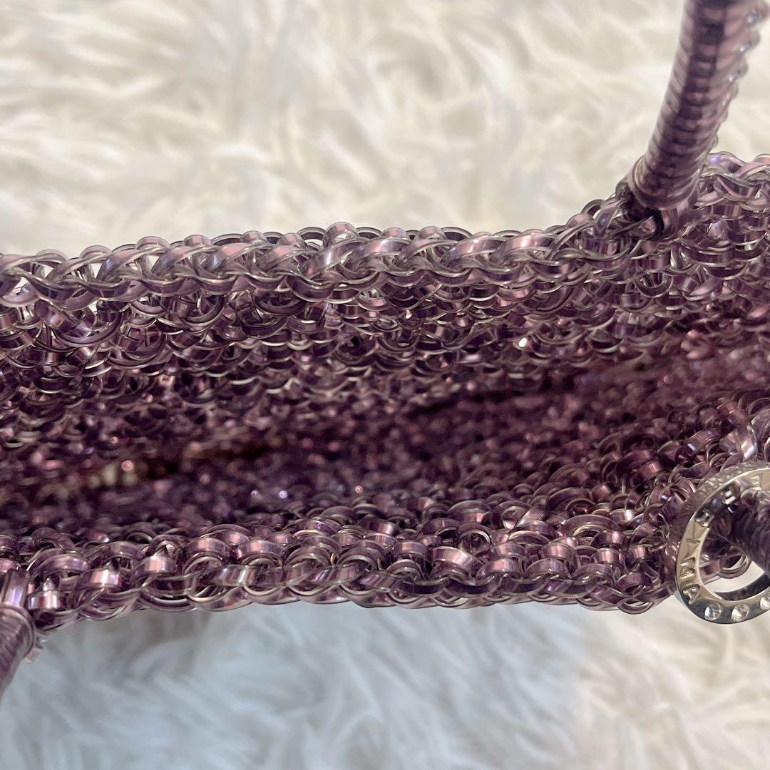 ANTEPRIMA アンテプリマ ワイヤーバッグ パープル スクエア