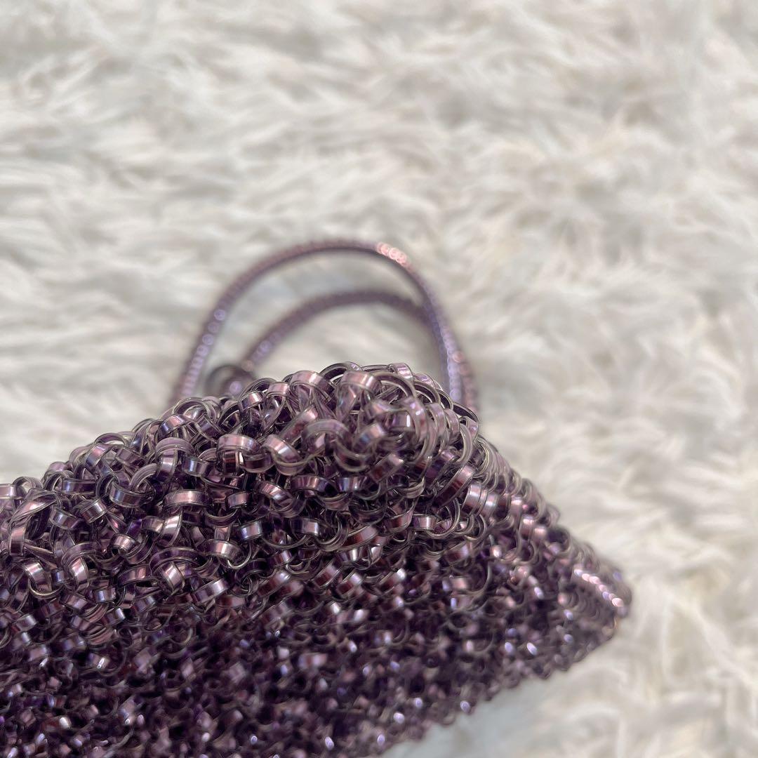 ANTEPRIMA アンテプリマ ワイヤーバッグ パープル スクエア