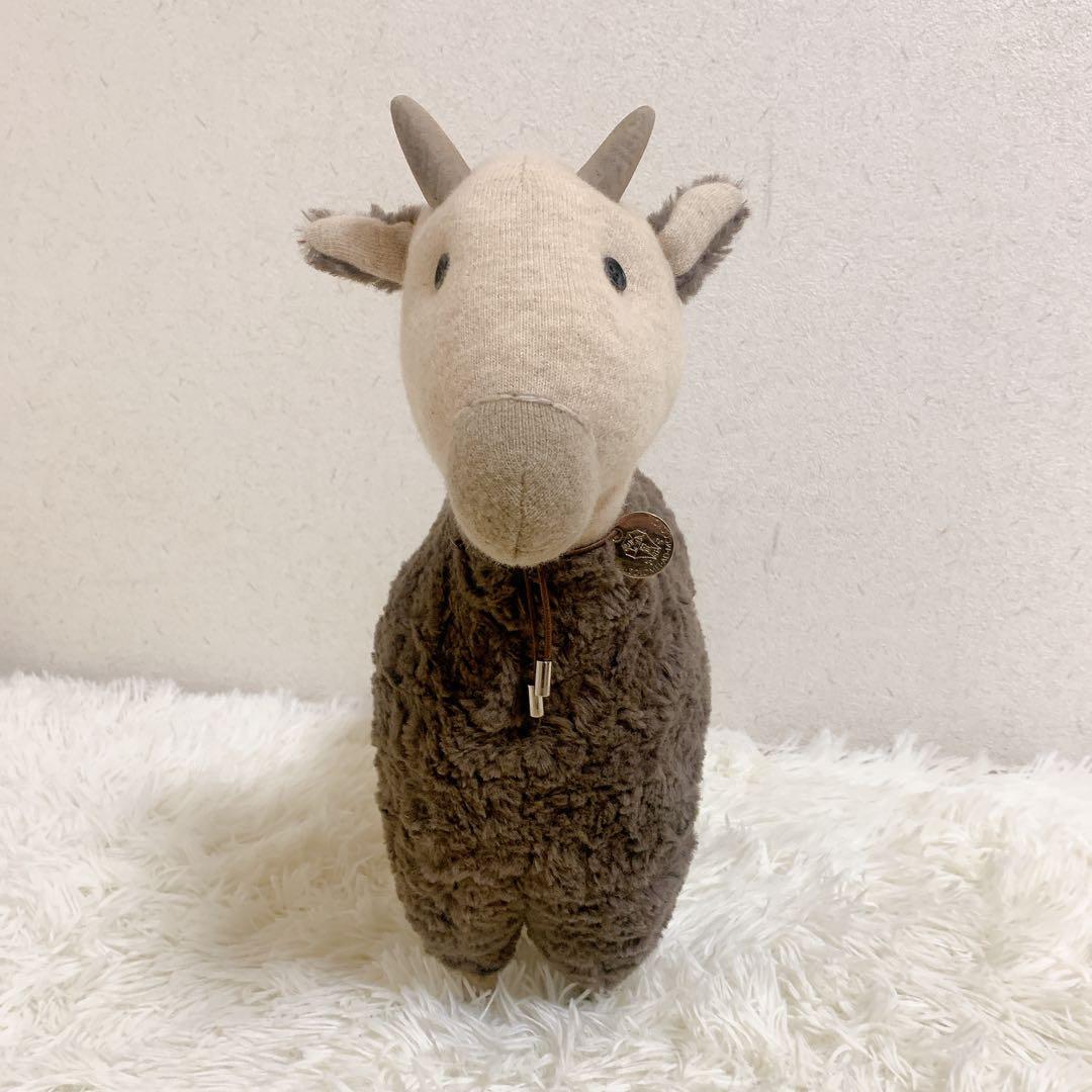 ブルネロクチネリ ヤギ ぬいぐるみ カシミヤ モヘア 希少 超レア オブジェ