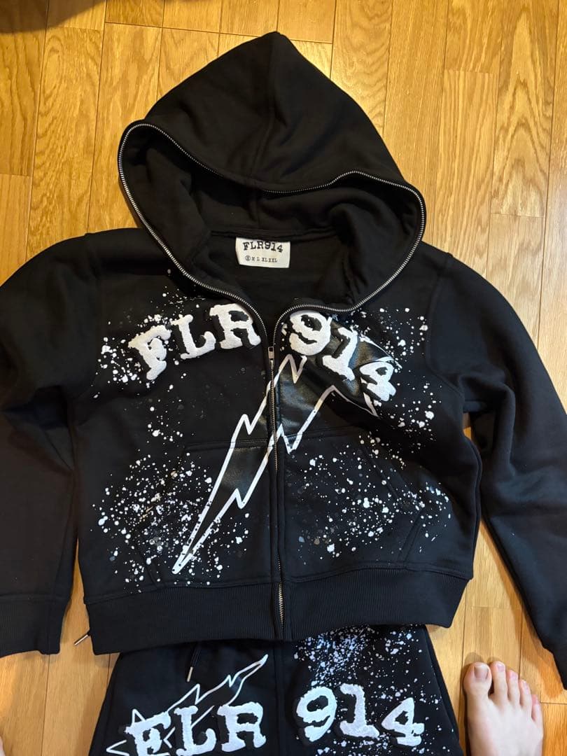 Floor914 セットアップ ブラック grow around