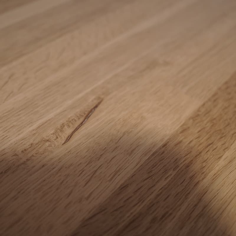 旭川家具　オーク材　ラウンドテーブル　ダイニング（φ95cm）