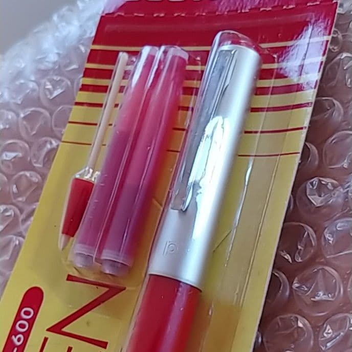 プラチナ万年筆 ソフトペン S-600 赤 - メルカリ