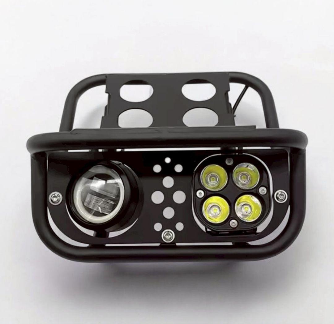 ハンターカブ CT125 LED デュアルヘッドライト フロントラック 一体型