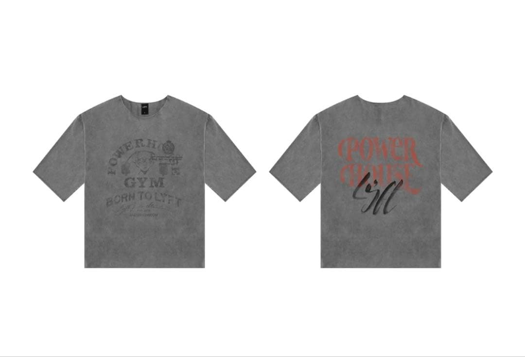 LYFT POWERHOUSE GYM Tシャツ LÝFT × Power House Gym Big T-Shirt - Red