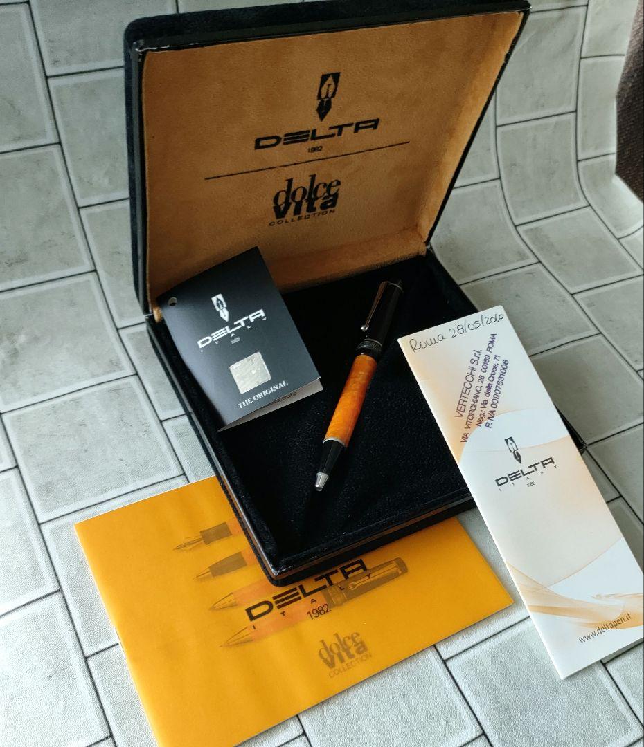 デルタ（delta）ドルチェビータ 万年筆 ボールペンセット 箱付き