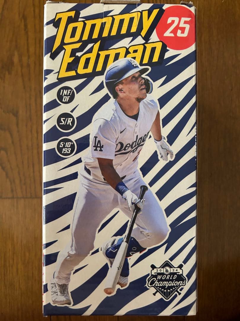 未開封】トミー・エドマン ボブルヘッド(球場配布品 非売品)