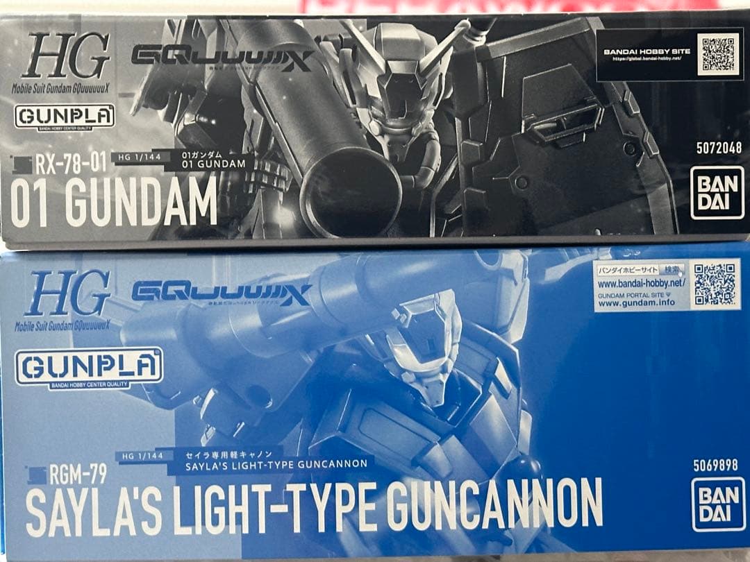HG セイラ専用軽キャノン、01ガンダム