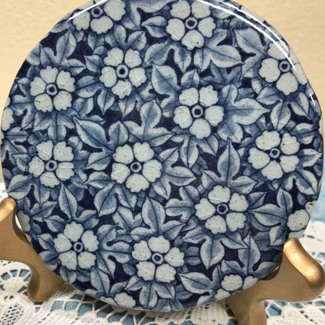 辻修窯 お花がいっぱいの蓋物 お櫃 可愛い陶芸お皿