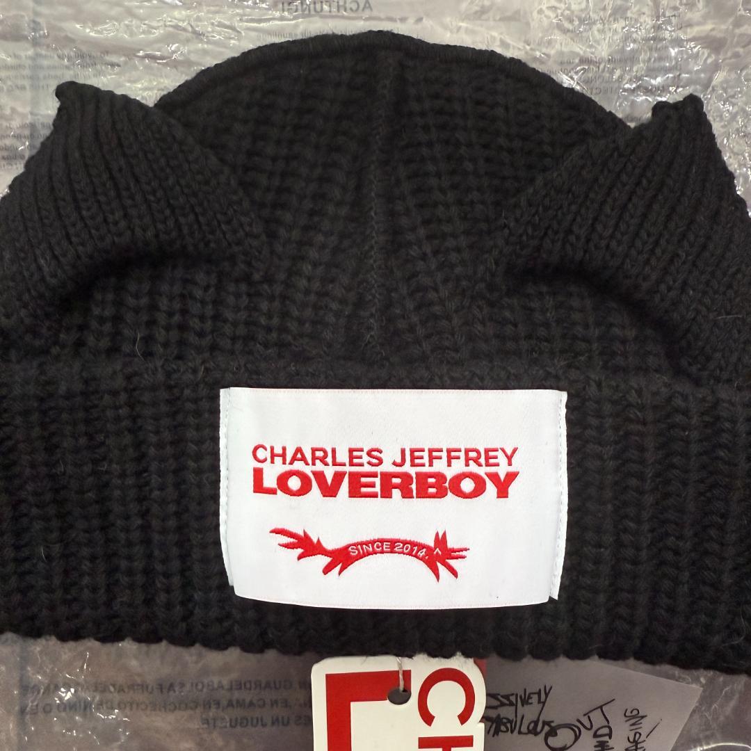 Charles Jeffrey LOVERBOY ニット帽 黒【男女兼用】 Charles Jeffrey