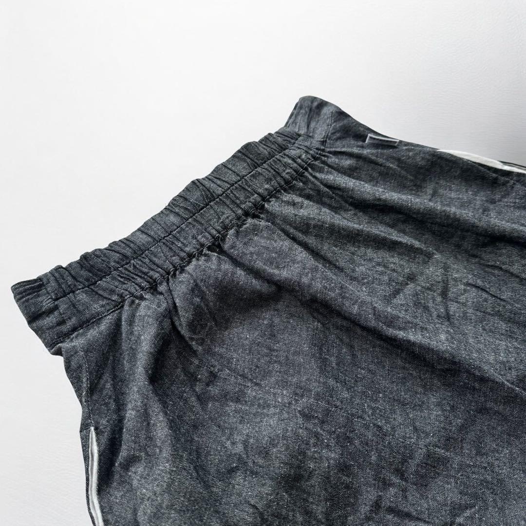 1383◆SOU SOU ソウソウ 伊勢木綿 麻混 富士 日本製 サルエルパンツ