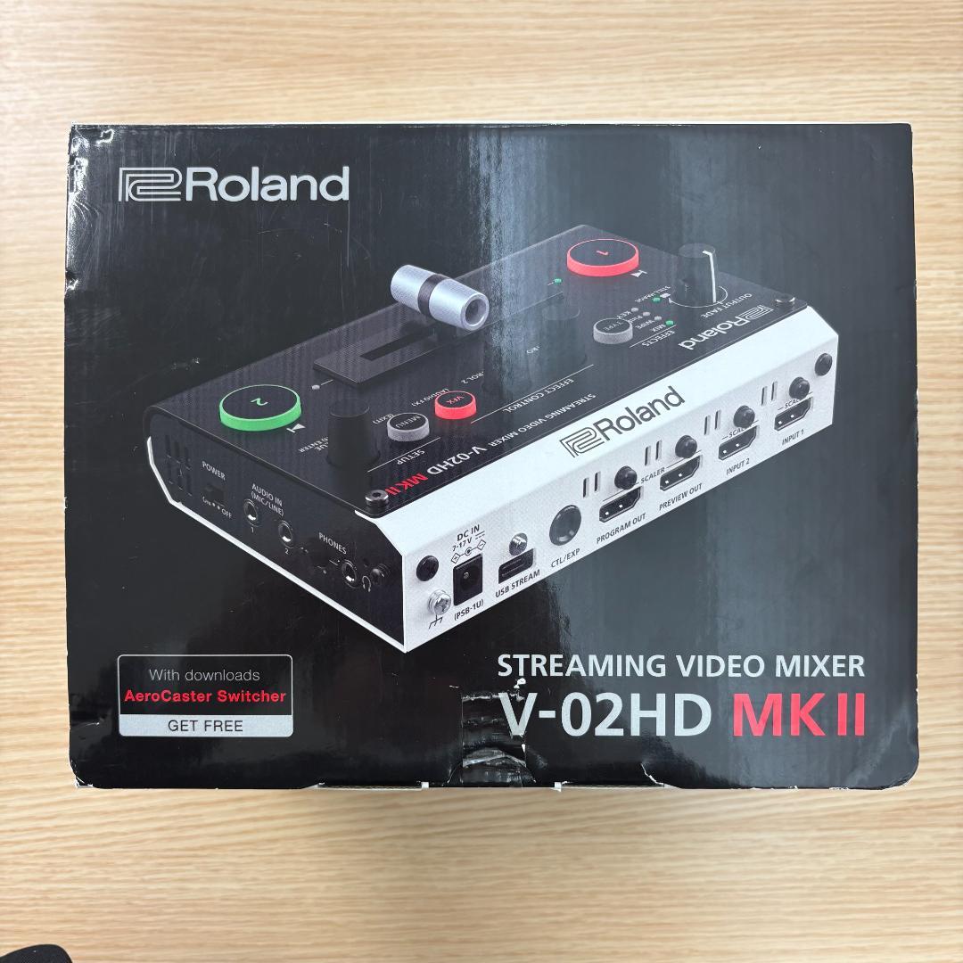 極美品》Roland V-02HD MK II ストリーミングビデオミキサー - メルカリ