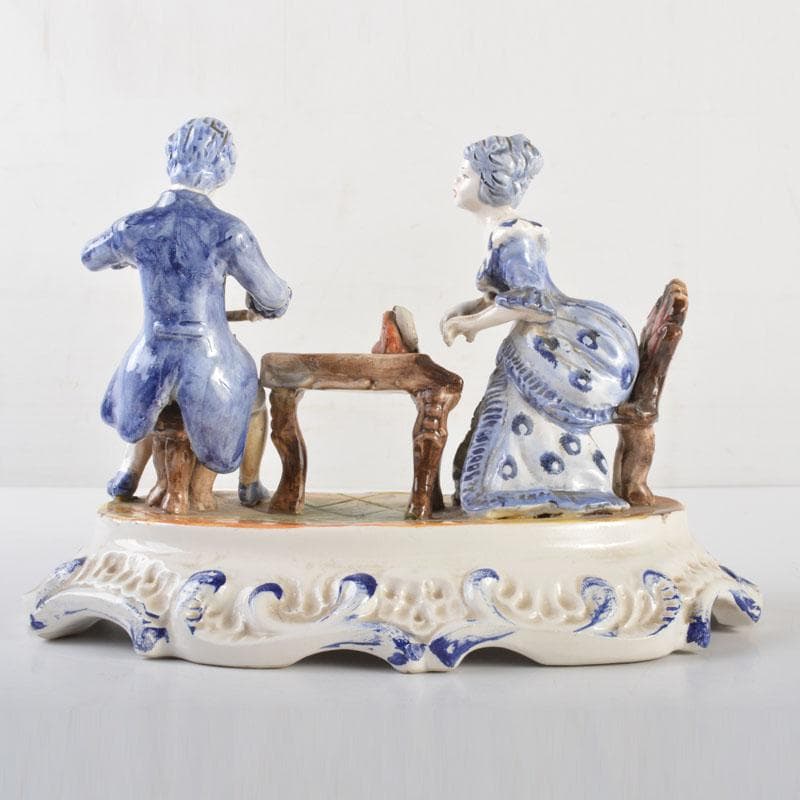 イタリア製　CAPODIMONTE　カポディモンテ　陶人形　2点　C　6520A