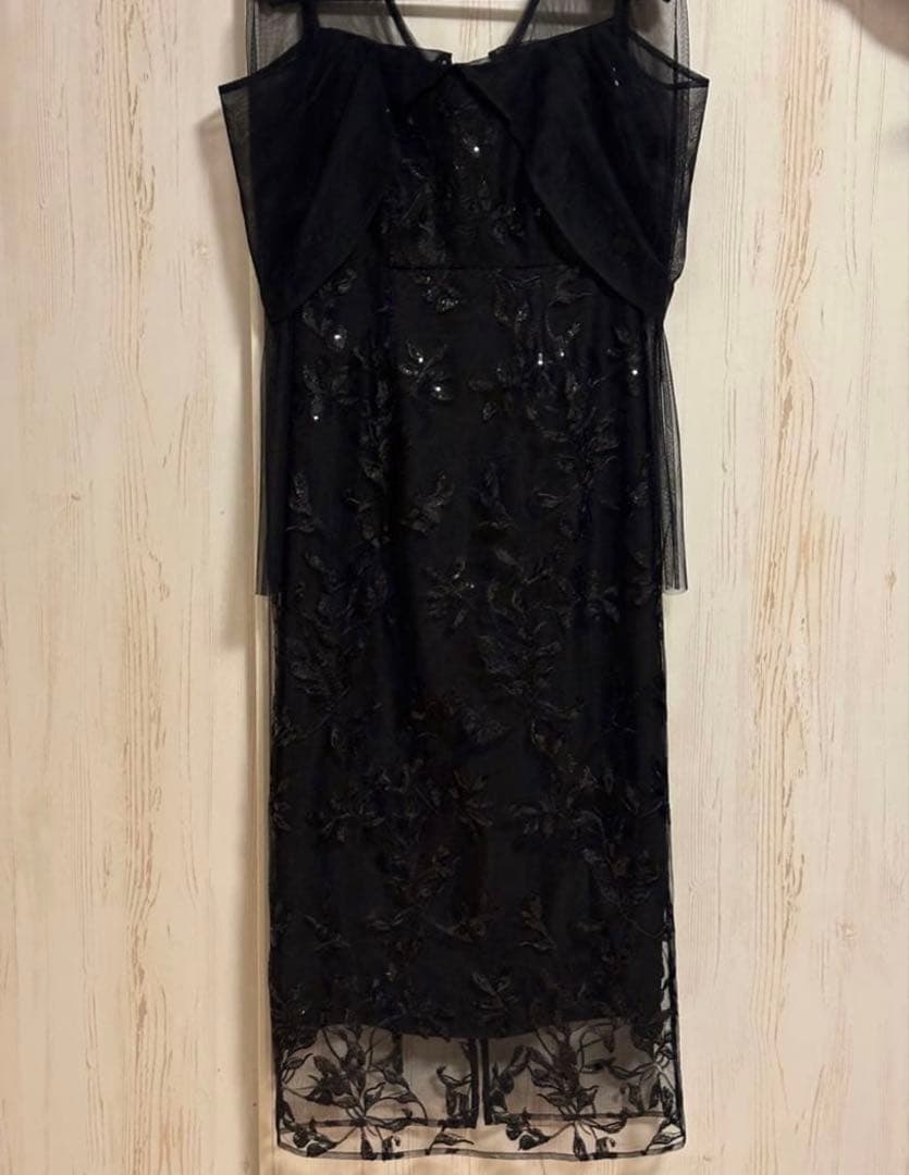 新品　ブラック パーティードレス Sサイズ　leja