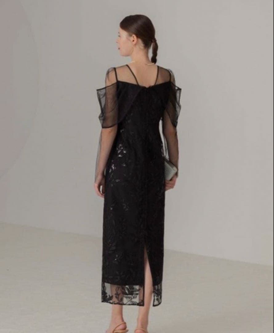 新品　ブラック パーティードレス Sサイズ　leja