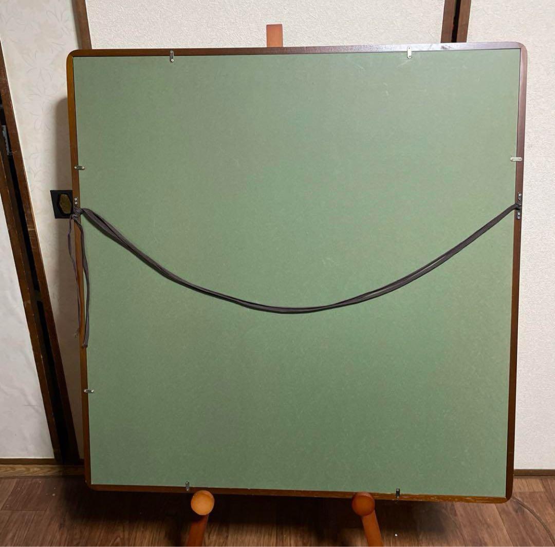 美術品　だんじり岸和田祭　超お宝　希少 アート　書画　地車　天然木製額