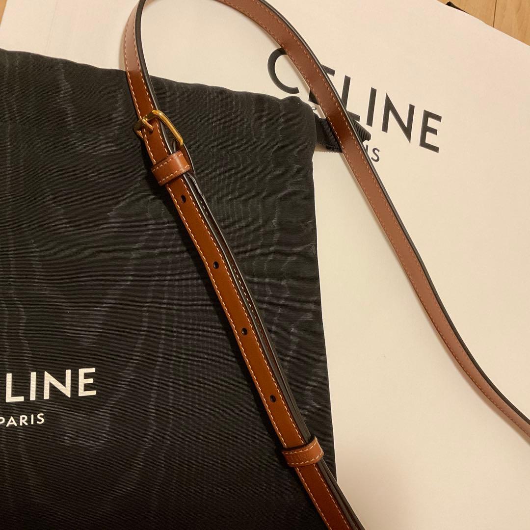 CELINE クロスボディ　オーバルパース　トリオンフ　美品
