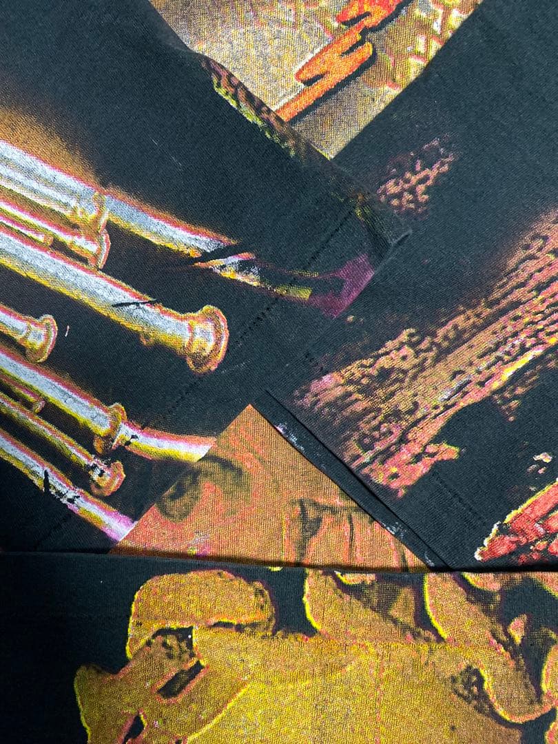 激レア90'S当時物AEROSMITH GET A GRIP 総柄Tシャツ XL 激レア】90s