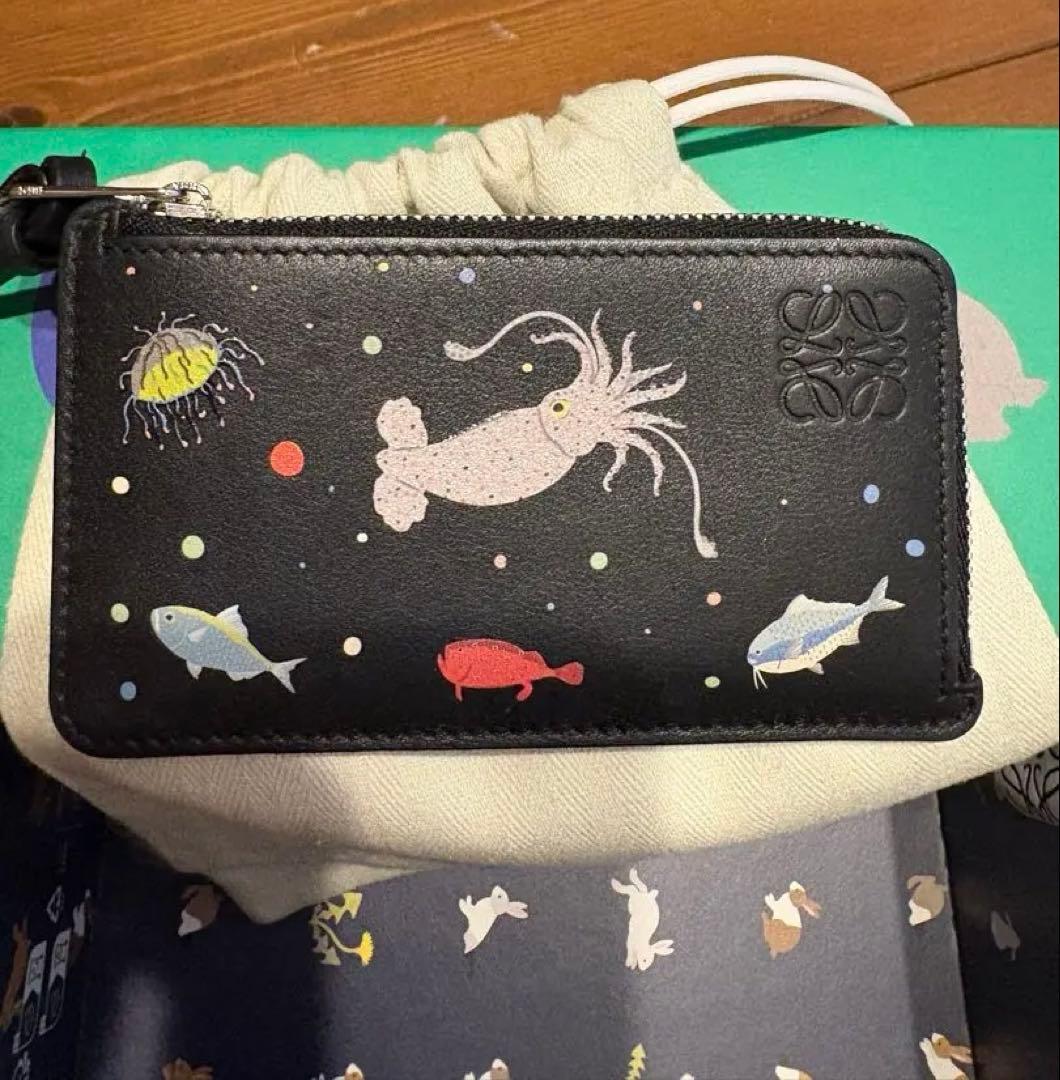 LOEWE 黒 レザー ケース