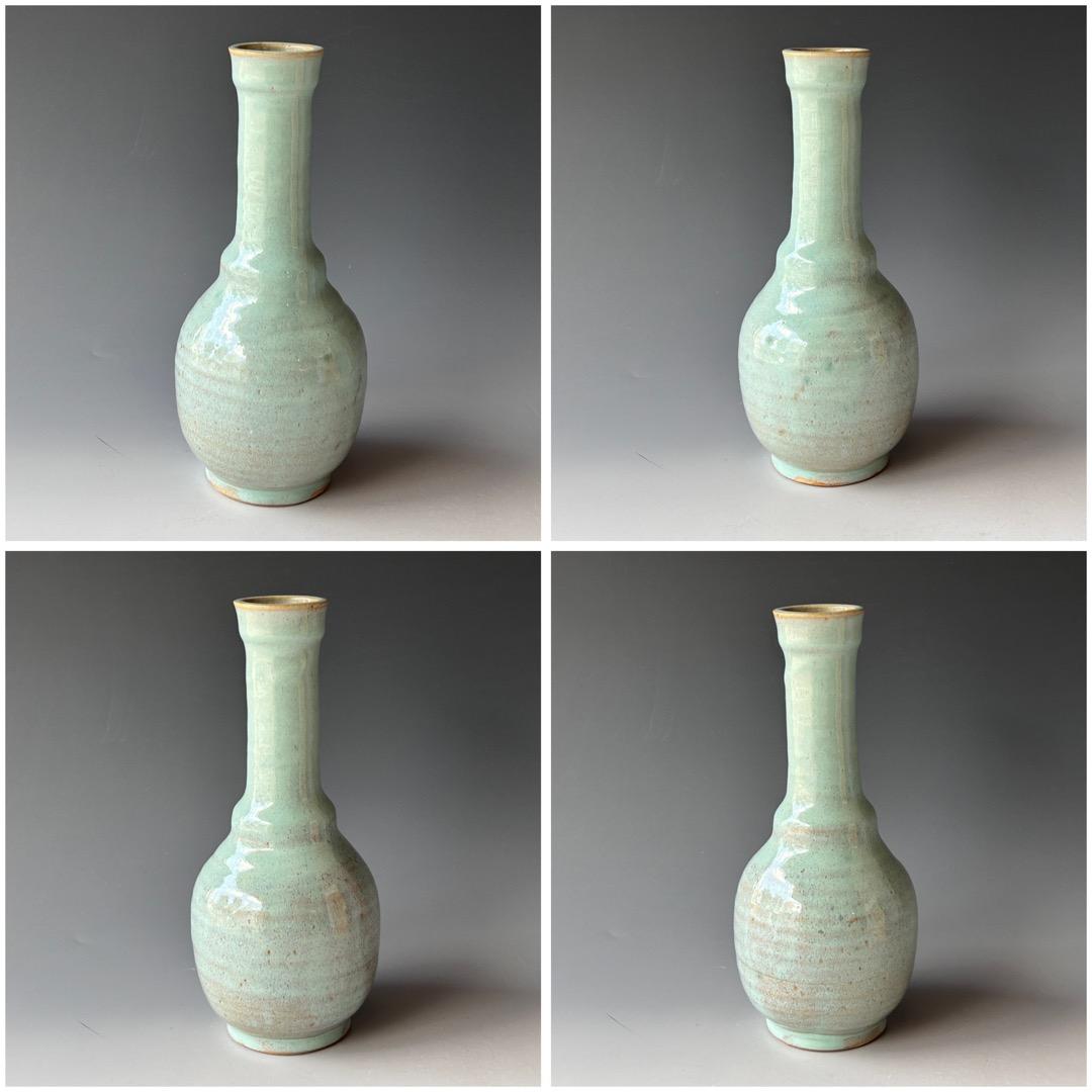 茶道具 松坂萬古 花入 表千家 堀内宗完書付 茶会 花器 花活 床の間