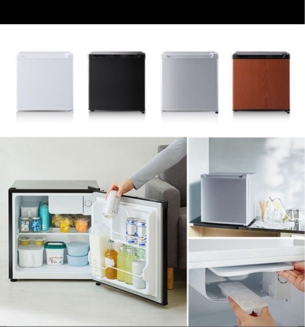 IRIS 冷蔵庫 46L ブラウン 右開き