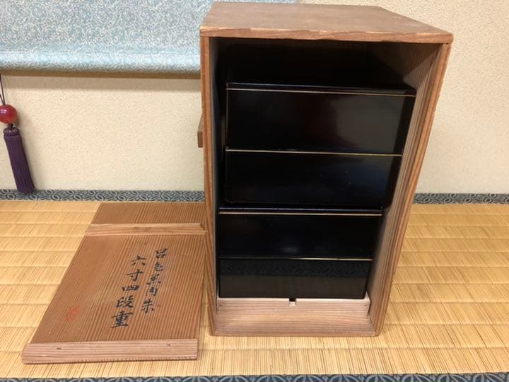 黒塗】四段重箱／蓋2点の通販はau PAY マーケット - 輸入雑貨のネット