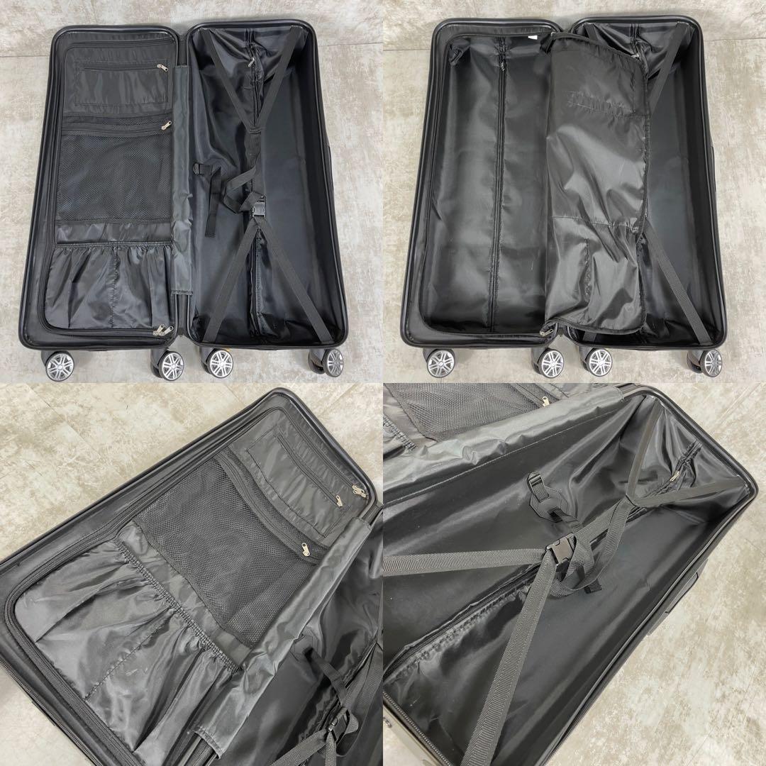 ビビラボ スリムスーツケース SLM-04BK 4輪 キャスター 旅行 出張