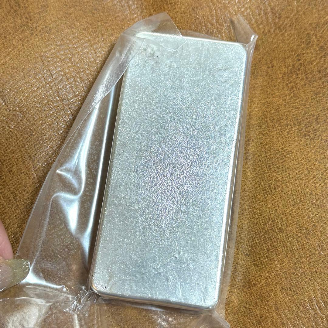 う*マ様 日本マテリアル 純銀 インゴット1kg 1000gシルバー銀貨 金 イ