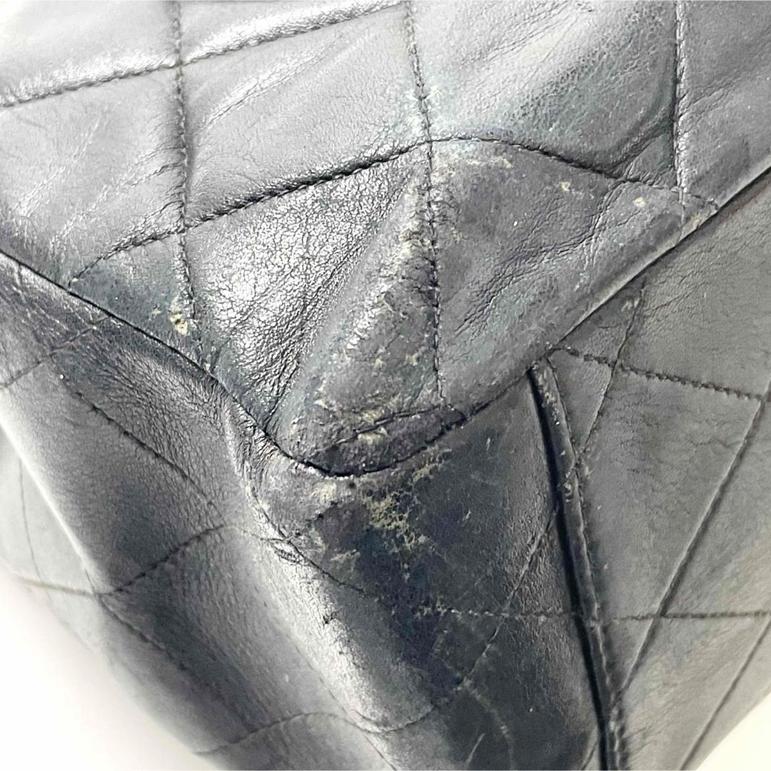 フォーキーシャネル　デカマトラッセ34 ラムスキン　ダブルチェーン