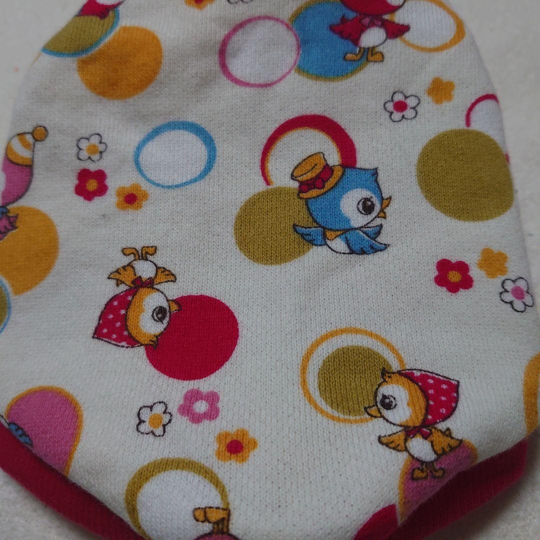 犬服 3S わんこの普段着 レトロな小鳥 赤