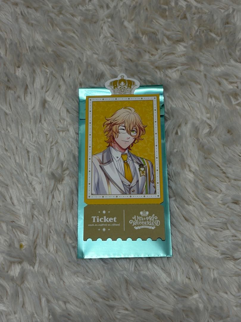 匿名配送】うたプリ ワンダーランド 購入特典 チケット風カード 四ノ宮