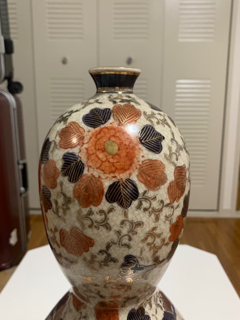 中国美術　伊万里焼の陶器／銘あり伊万里 明治　古玩 年代品　骨董　稀少